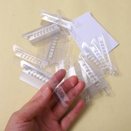 25 Pieces 3.5 Inch Clear Hanging Folder Tabs Hanging File Folder Tabs Clear Tabs for Hanging File Folders, V1189-LWWAL-20260401-05872