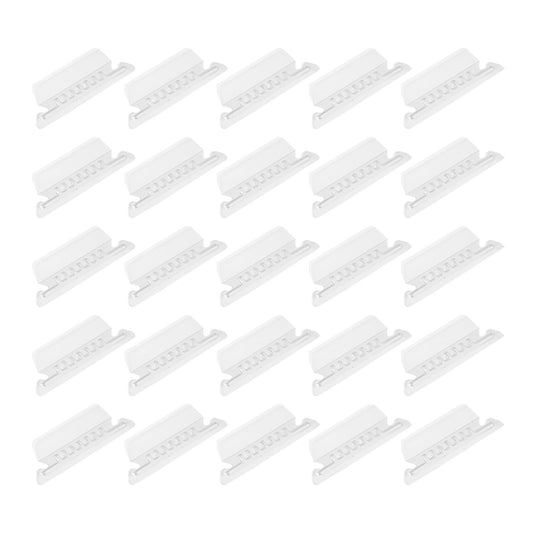 25 Pieces 3.5 Inch Clear Hanging Folder Tabs Hanging File Folder Tabs Clear Tabs for Hanging File Folders, V1189-LWWAL-20260401-05873