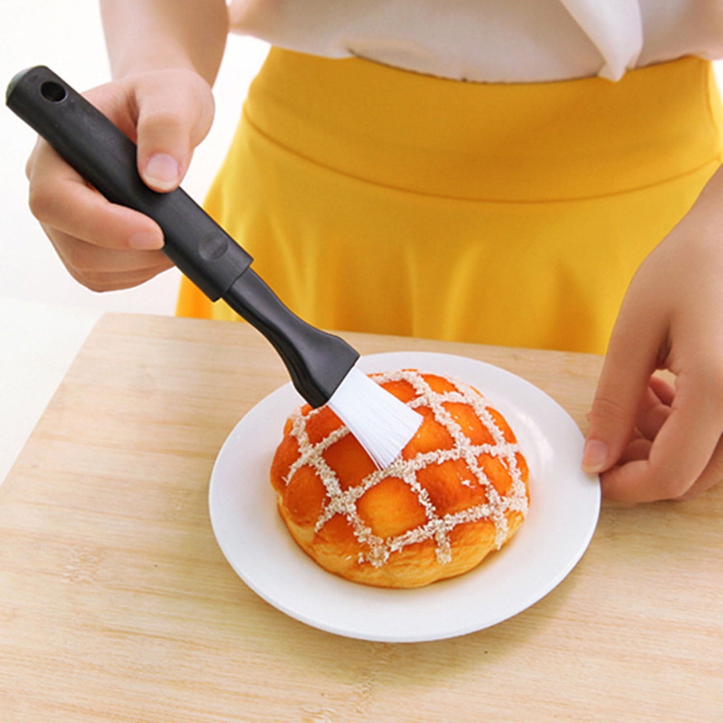 Nylon Bristle Pastry Brush Set, Basting Brush for Cooking, Comfortable Grip for Basting, Baking, Bbq, V1189-LWWAL-20260401-05875