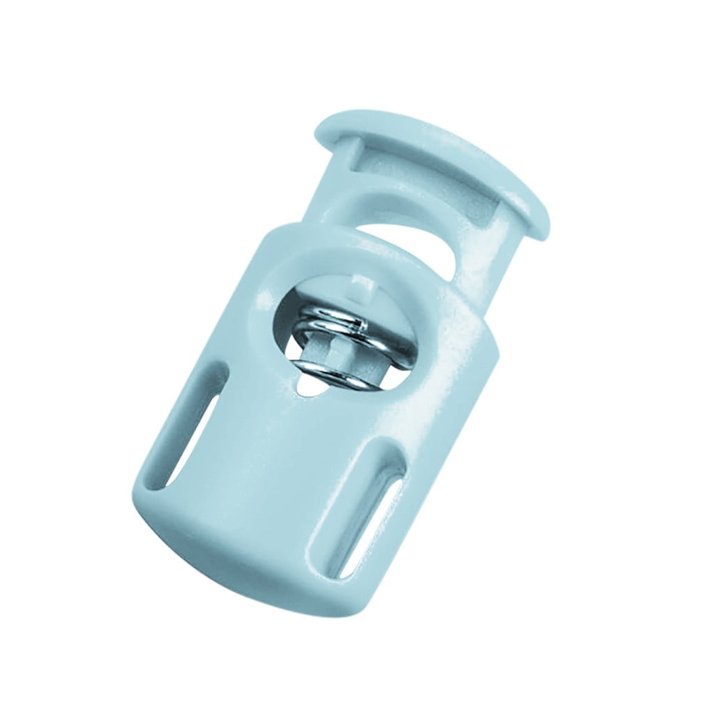 10 PCS Plastic Spring Cord Locks for Drawstring, Paracord Toggle Stopper Clasp Elastic Shoeslace Lock V1189-LWWAL-20260401-05883