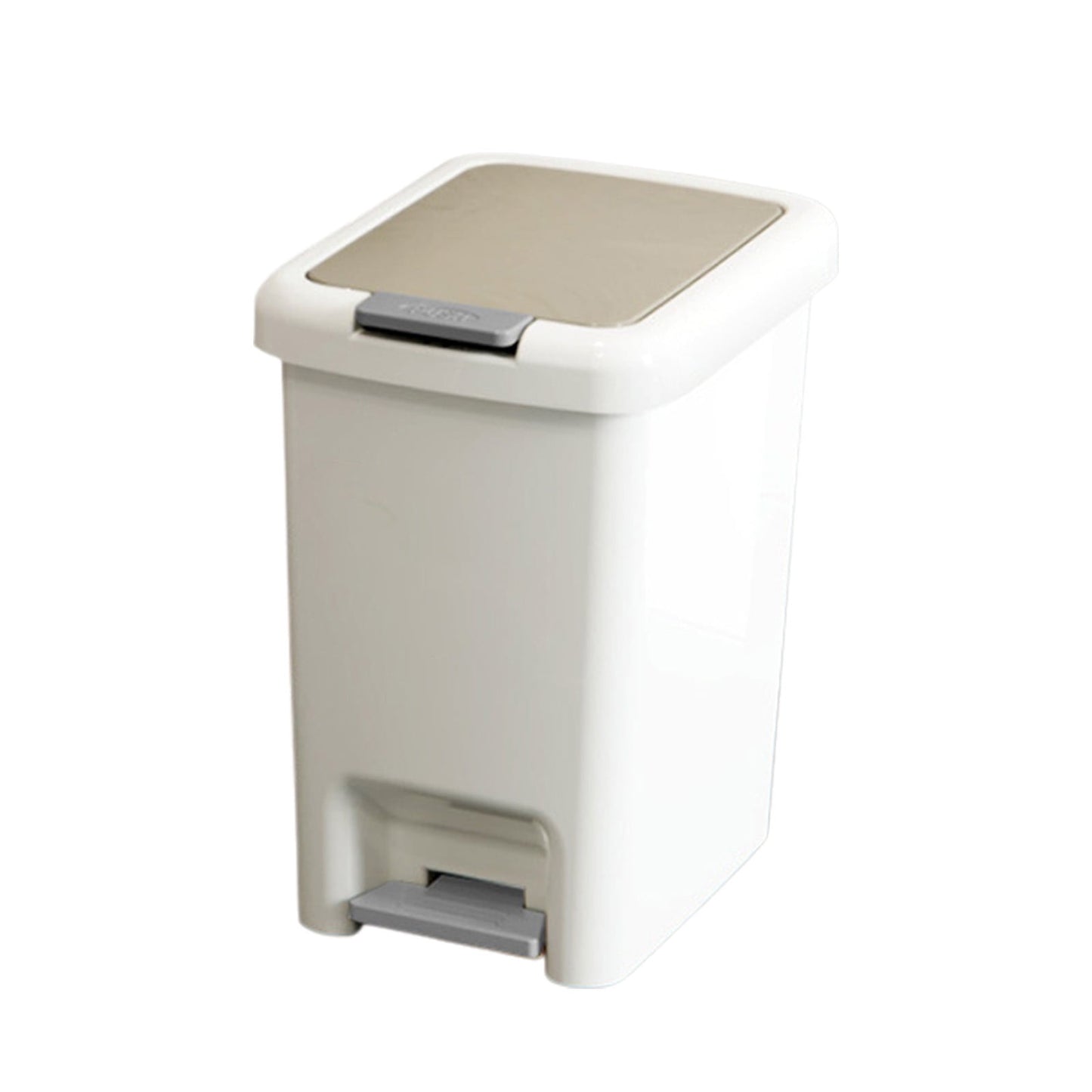 Step On Trash Can with Lid 8L Kitchen Bathroom Waste Bin Foot Pedal Stainless Steel Touchless Garbage Bin V1189-LWWAL-20260401-05891