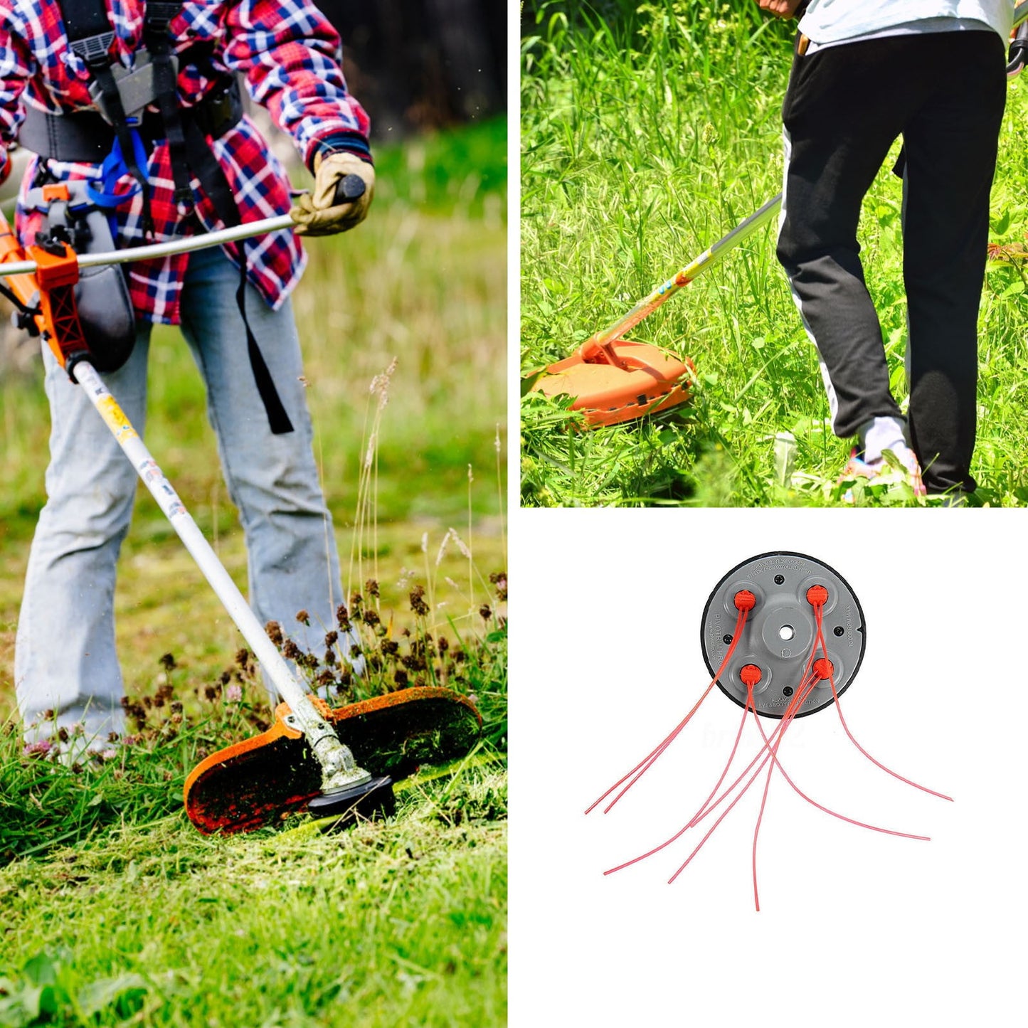 Universal String Trimmer Head,Brushcutter Weed Eater Replacement Attachment,Durable Design for Easy Whipper V1189-LWWAL-20260401-05909