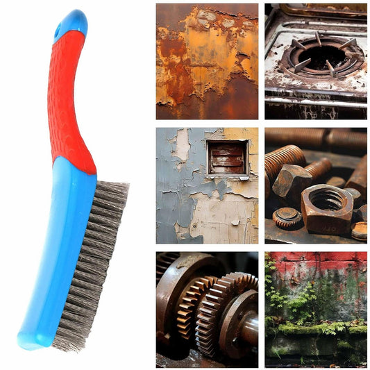 Wire Brushes for Rust Removal, Heavy Duty Stainless Steel Wire Metal Brush for Cleaning Concrete, Paint V1189-LWWAL-20260401-05917