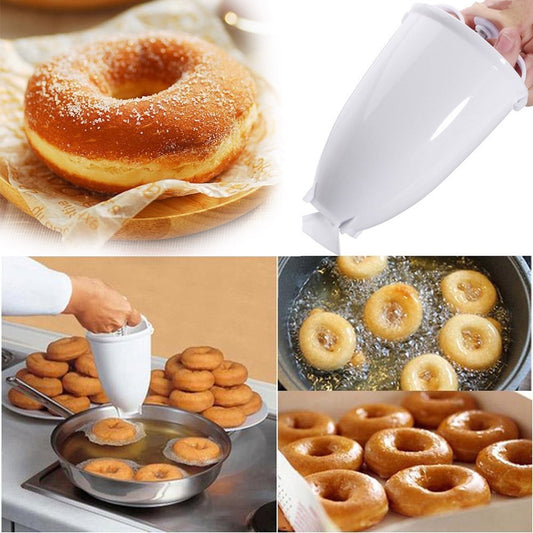 One hand Donut Maker, Manual Donut Maker, Plastic Doughnut Machine Mold, Biscuit Donut Maker, Donut-Depositor V1189-LWWAL-20260401-05918
