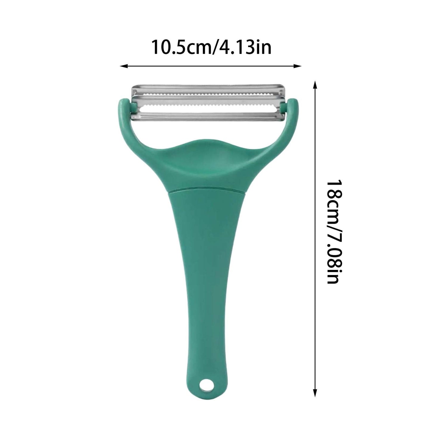 Professional Cabbage Peeler Shredder,Dual Sharp Blades for Julienne Vegetables,Non-Slip Ergonomic Handle,Dark V1189-LWWAL-20260401-05936