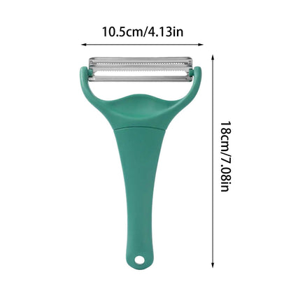 Professional Cabbage Peeler Shredder,Dual Sharp Blades for Julienne Vegetables,Non-Slip Ergonomic Handle,Dark V1189-LWWAL-20260401-05936