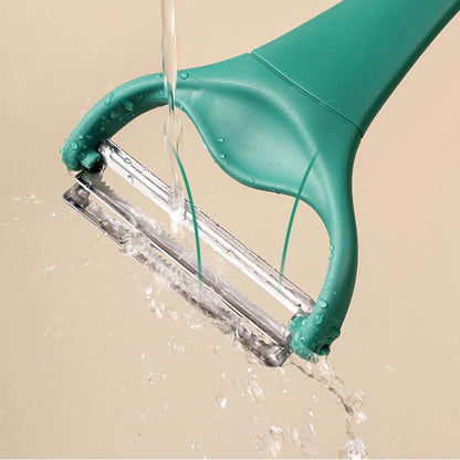 Professional Cabbage Peeler Shredder,Dual Sharp Blades for Julienne Vegetables,Non-Slip Ergonomic Handle,Dark V1189-LWWAL-20260401-05936
