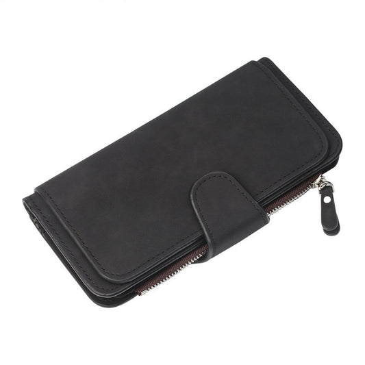 Women's Wallets,Soft Leather Bifold Compact Card Holder Wallet for Women with Zipper, Blocking Leather Clutch V1189-LWWAL-20260401-05938
