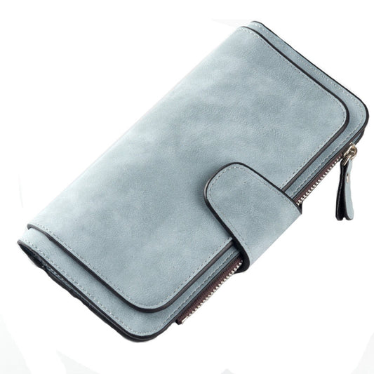 Women's Wallets,Soft Leather Bifold Compact Card Holder Wallet for Women with Zipper, Blocking Leather Clutch V1189-LWWAL-20260401-05942