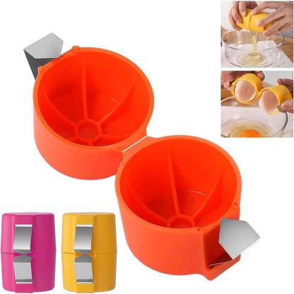 Egg Cracking Tool for Raw Eggs, Efficient Egg Shell Opener Handheld Egg Peeler Tool Egg Cracker Separator V1189-LWWAL-20260401-05966