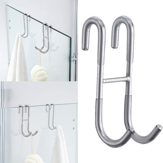 Over The Door Hooks,1 Pack Hangers Hooks with Rubber Prevent Scratches Heavy Duty Organizer for Living Room, V1189-LWWAL-20260401-05974