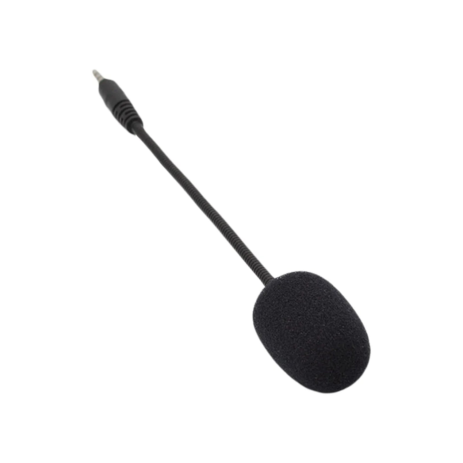 Headset Microphone 3.5mm Plug, Black Headset Microphone Adjustable 360 Degrees Bendable Jack Headphone V1189-LWWAL-20260401-05979