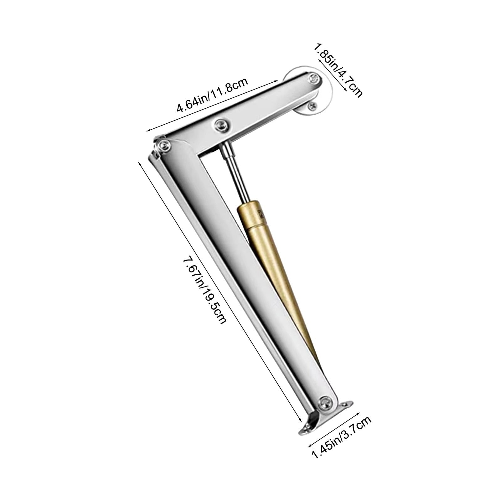 2PCS 100N Box Hinges Soft Close, Lid Support Hinge Soft Close Toy Box Hinges, Soft Close Hinges for Toy Box, V1189-LWWAL-20260401-05982