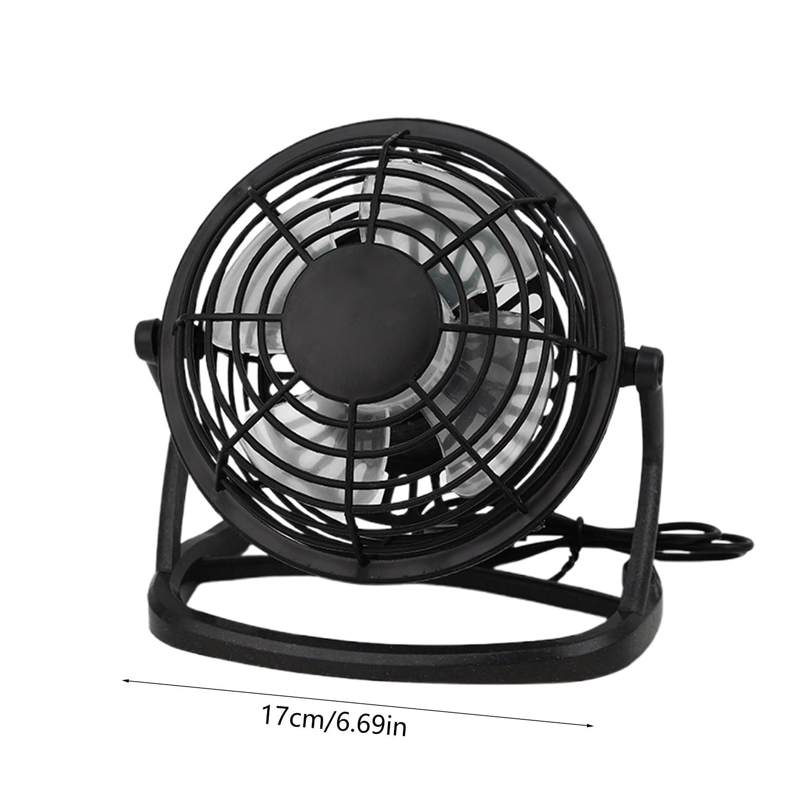 4 Inch USB Desk Fan Portable Mini Personal Cooling Fan for Office Dorm Computer Table Quiet Operation 3 Speed V1189-LWWAL-20260401-05984