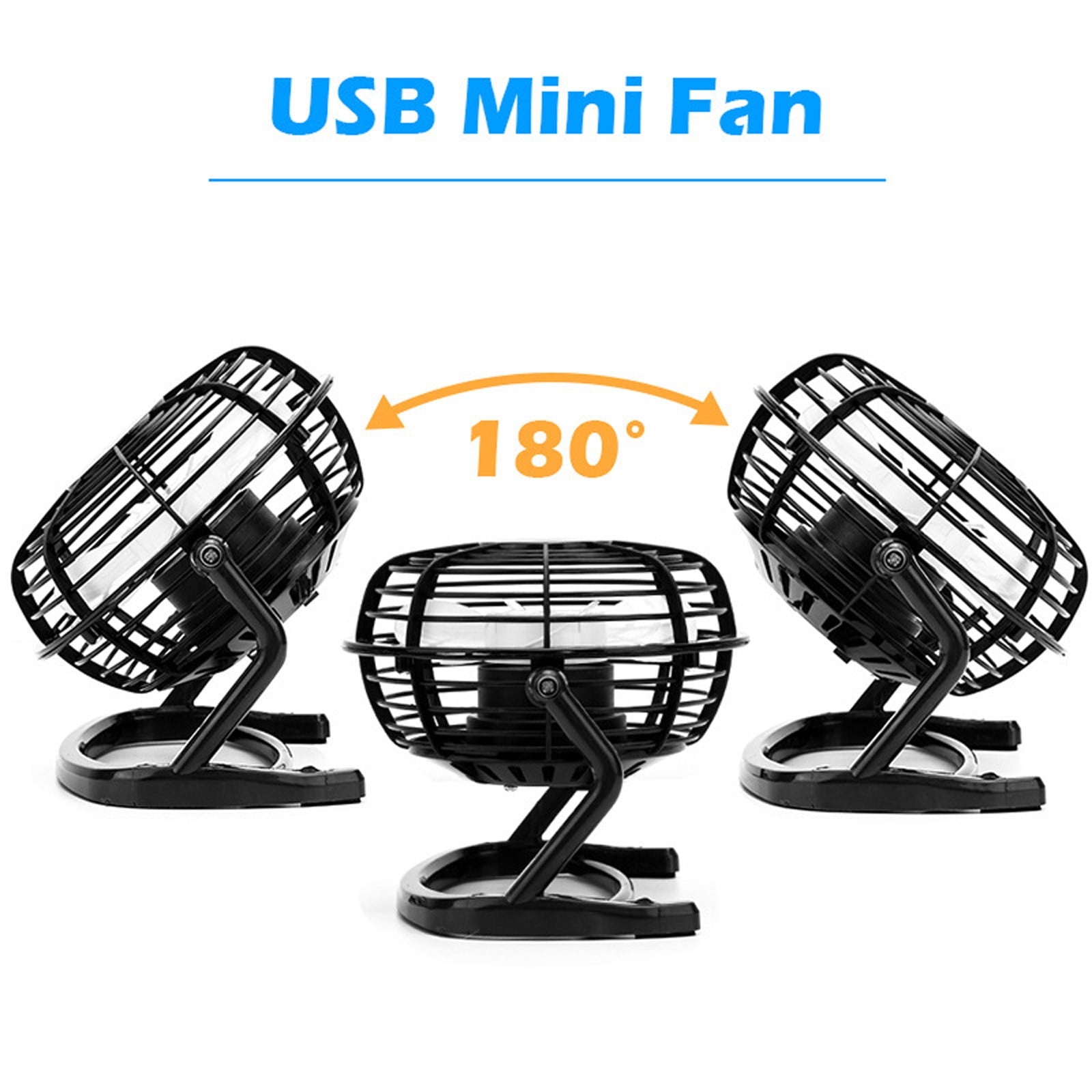 4 Inch USB Desk Fan Portable Mini Personal Cooling Fan for Office Dorm Computer Table Quiet Operation 3 Speed V1189-LWWAL-20260401-05984