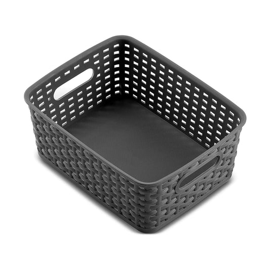 Plastic Storage Baskets, Heavy Duty Storage Bin, Durable, Easy to Use, Flexible, Multi-Purpose, Ideal for V1189-LWWAL-20260401-05988