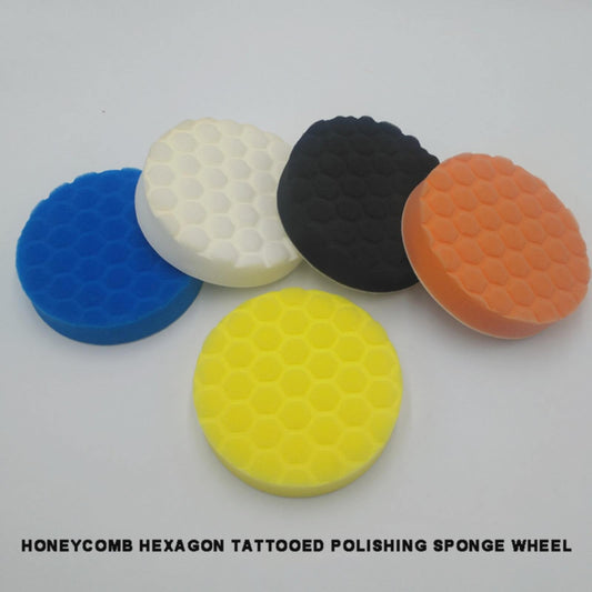 Buffing Polishing Pads 5 Inch, 5 Pcs Face for Backing Plate, Car Compound Buffing Sponge Pads and Woolen V1189-LWWAL-20260401-05989