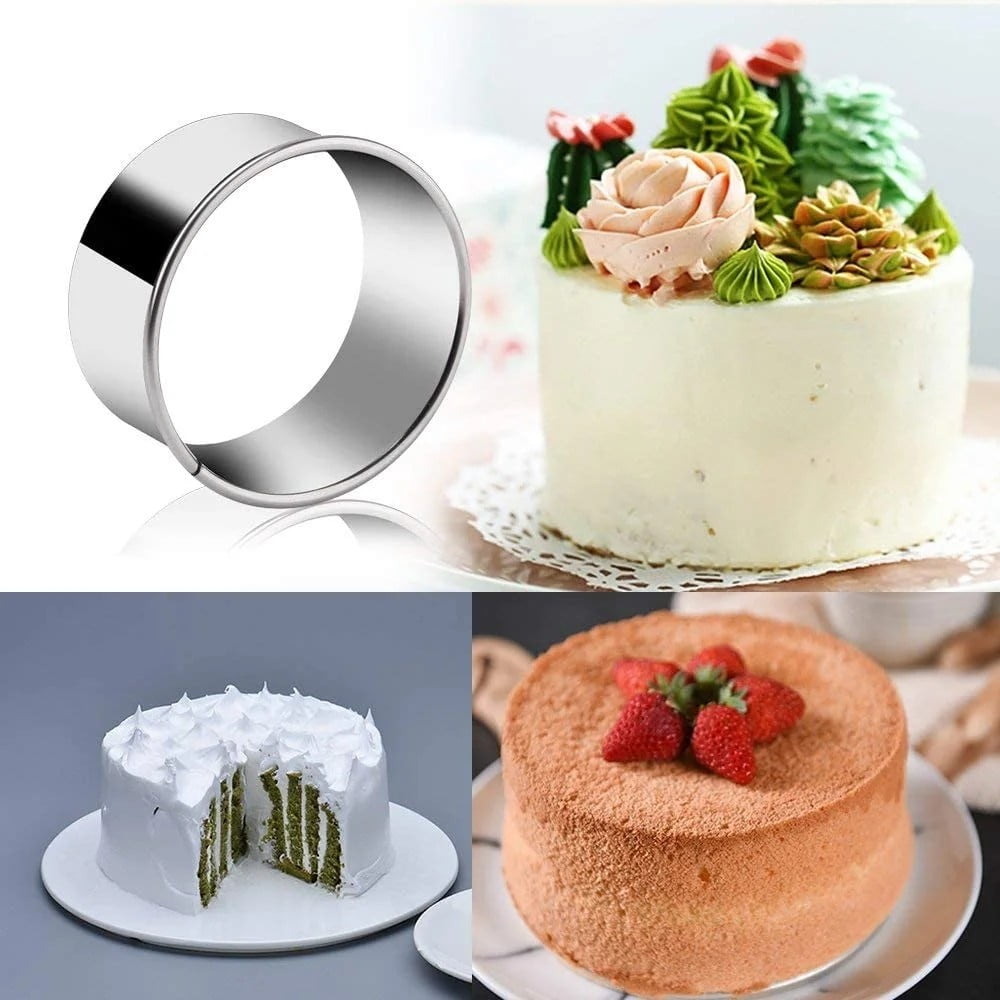 Biscuit Cookie Cutters Set, Stainless Steel Circle Round Cookie Biscuit Cutters in Graduated Sizes Shape V1189-LWWAL-20260401-05999