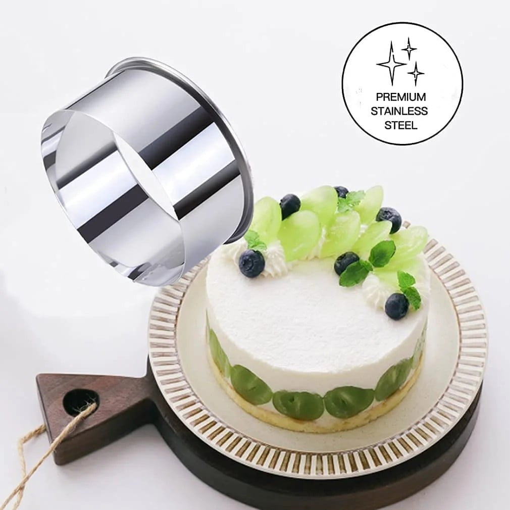 Biscuit Cookie Cutters Set, Stainless Steel Circle Round Cookie Biscuit Cutters in Graduated Sizes Shape V1189-LWWAL-20260401-05999