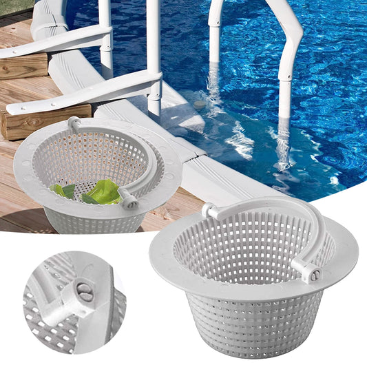 Above Ground Pool Thru-Wall Skimmer Basket with Handles, Swimming Pool Replacement Basket, Standard Small V1189-LWWAL-20260401-06002