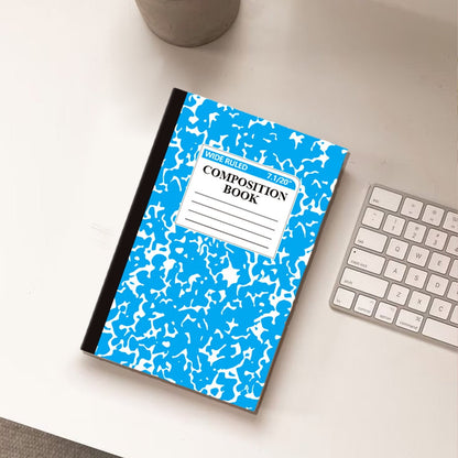 1 Pcs 8 Pastel Colors Office Ruled Composition Books,Composition Notebook, Marble Cover Notepad Lined Cute V1189-LWWAL-20260401-06005
