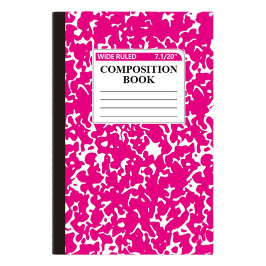 1 Pcs 8 Pastel Colors Office Ruled Composition Books,Composition Notebook, Marble Cover Notepad Lined Cute V1189-LWWAL-20260401-06008