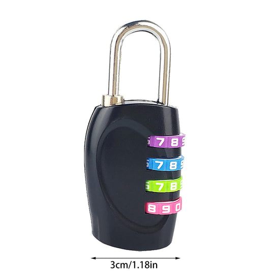 Combination Lock, Heavy Duty Resettable 4 Digit Padlock, Outdoor Waterproof Combo Lock for Office Gym Locker V1189-LWWAL-20260401-06022