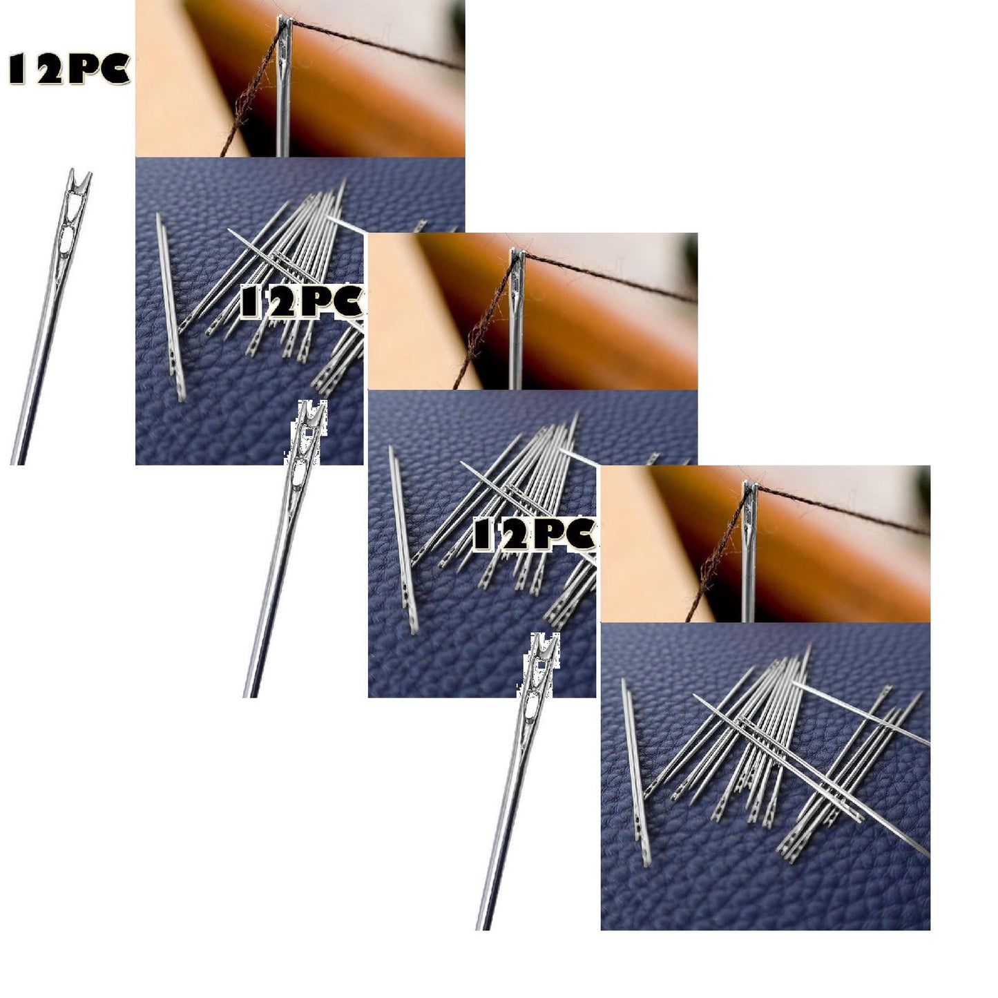 Large Eye Sharp Needles, Self Threading Needles for Hand Sewing, Easy to Thread Big Eye Sewing Needles, V1189-LWWAL-20260401-06043