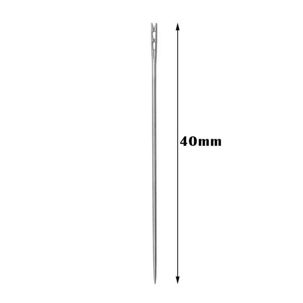 Large Eye Sharp Needles, Self Threading Needles for Hand Sewing, Easy to Thread Big Eye Sewing Needles, V1189-LWWAL-20260401-06043