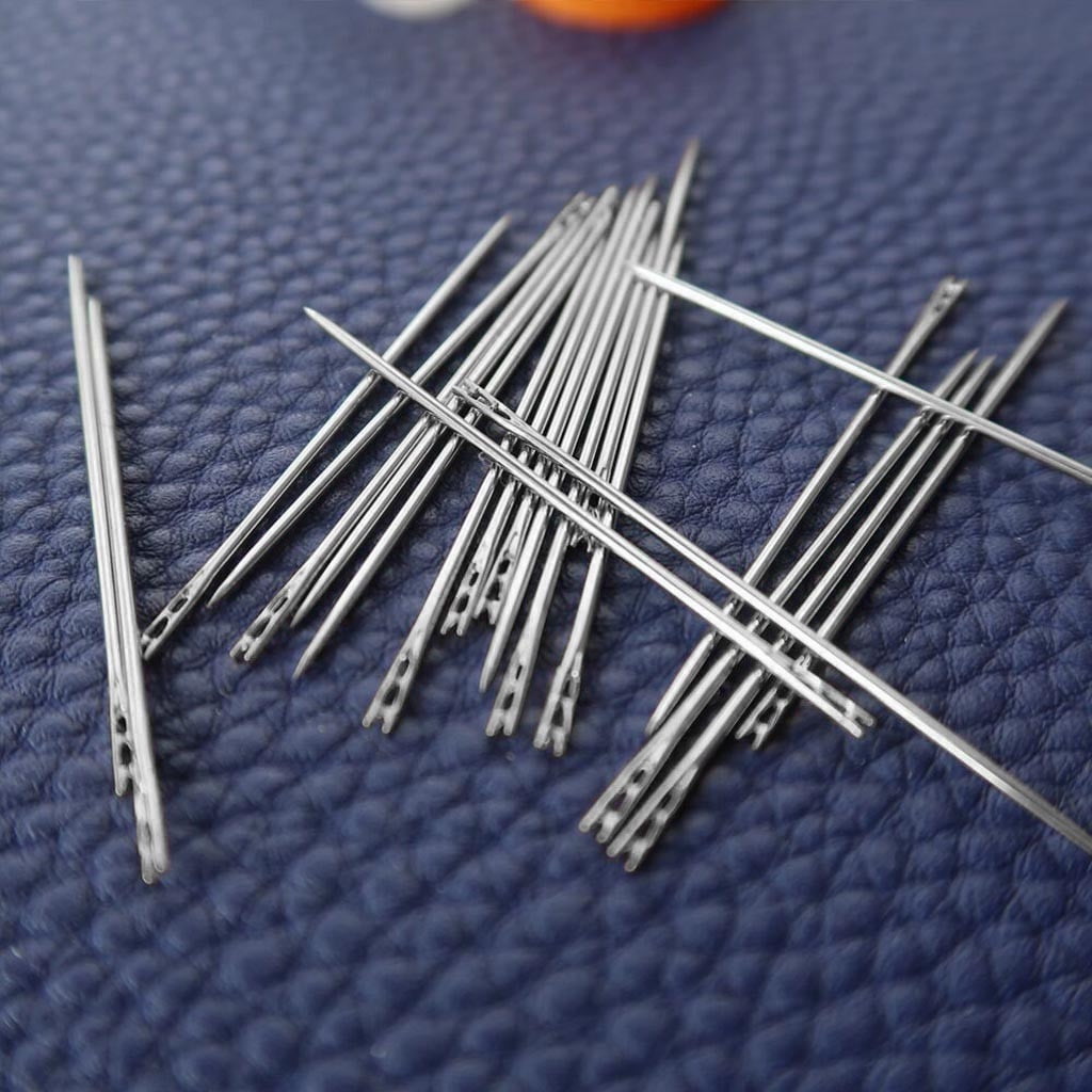 Large Eye Sharp Needles, Self Threading Needles for Hand Sewing, Easy to Thread Big Eye Sewing Needles, V1189-LWWAL-20260401-06043