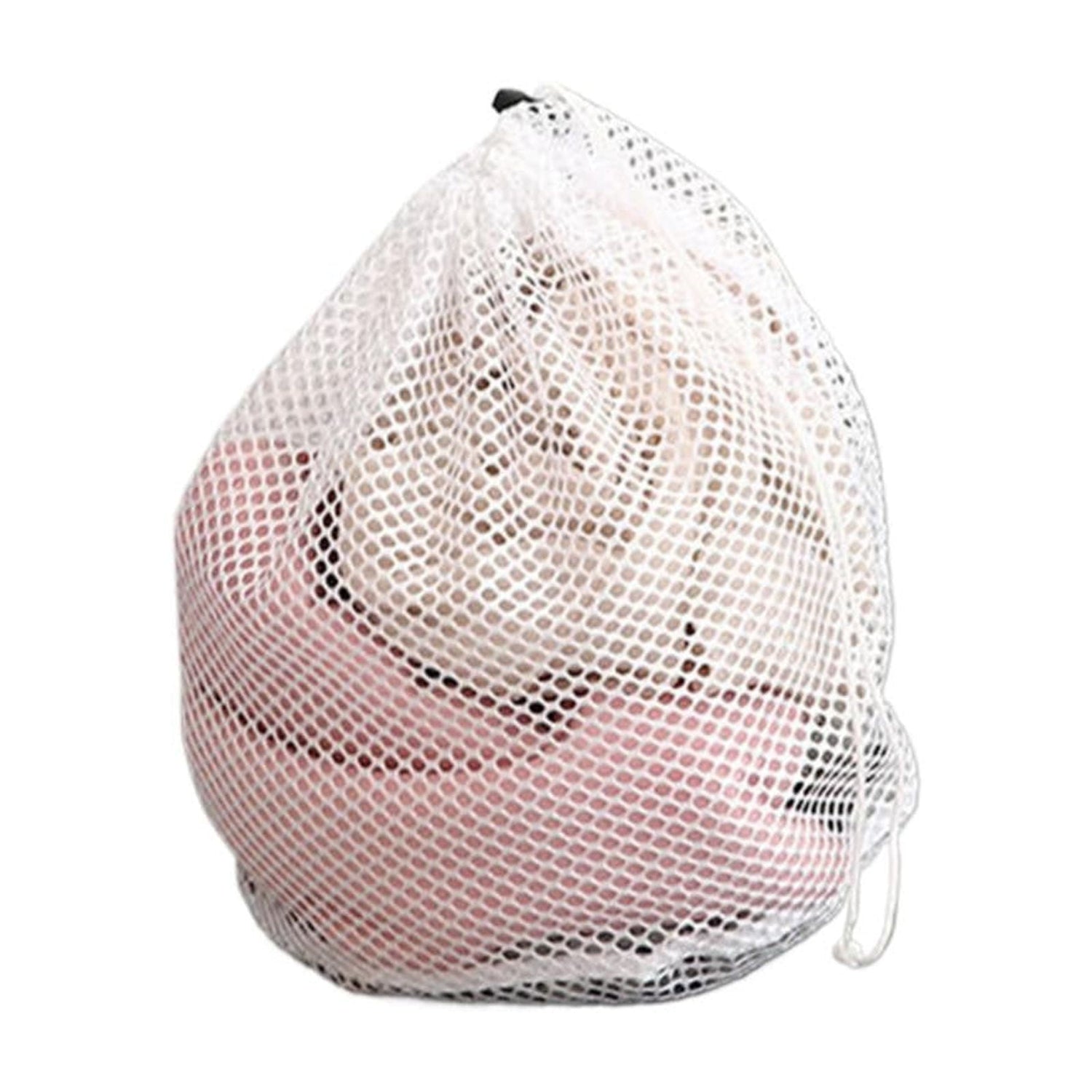 1 Pack Large Laundry Bags,Heavy Duty Diamond Mesh Laundry Bags with Drawstring Closure, Large Laundry Hamper V1189-LWWAL-20260401-06046