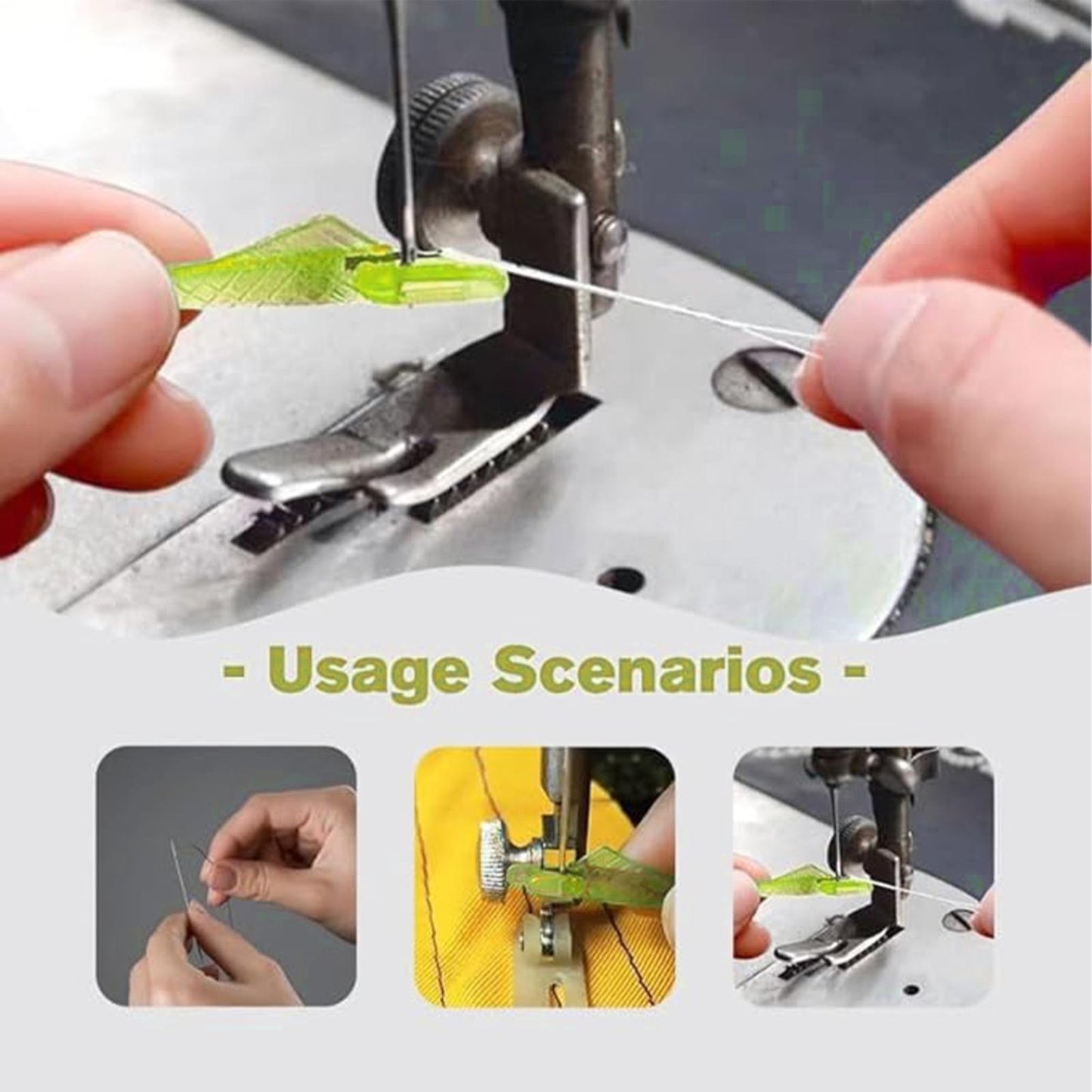 Fish Mouth Sewing Machine Needle Threader Upgraded Automatic Sewing Needle Threader,Simple Needle Threader V1189-LWWAL-20260401-06052