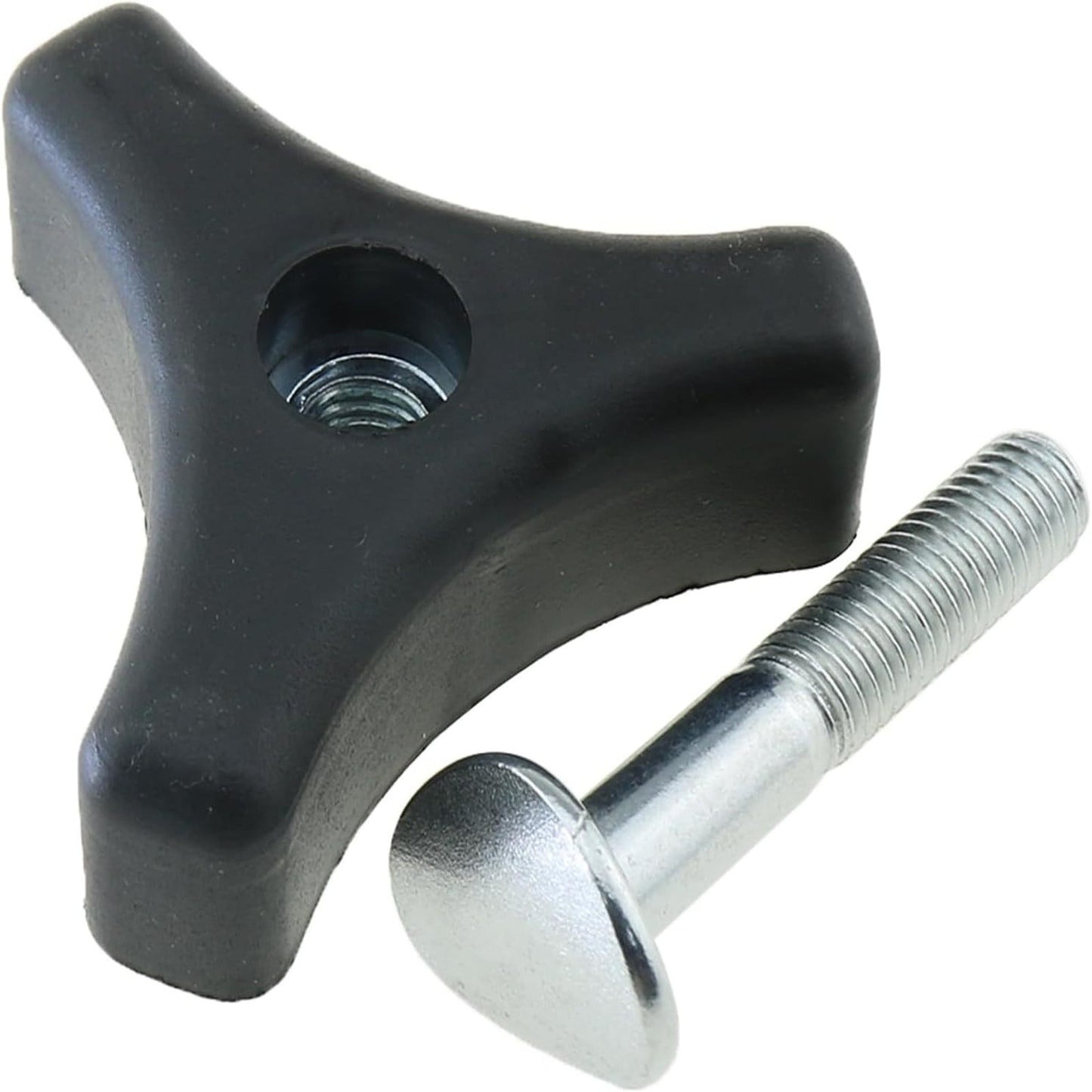 Lawn Mower Handle Knobs Nut Bolt, Heavy Duty Triangular Handle Fastening Screw, Replacement for Lawn Mower, 1 V1189-LWWAL-20260401-06072