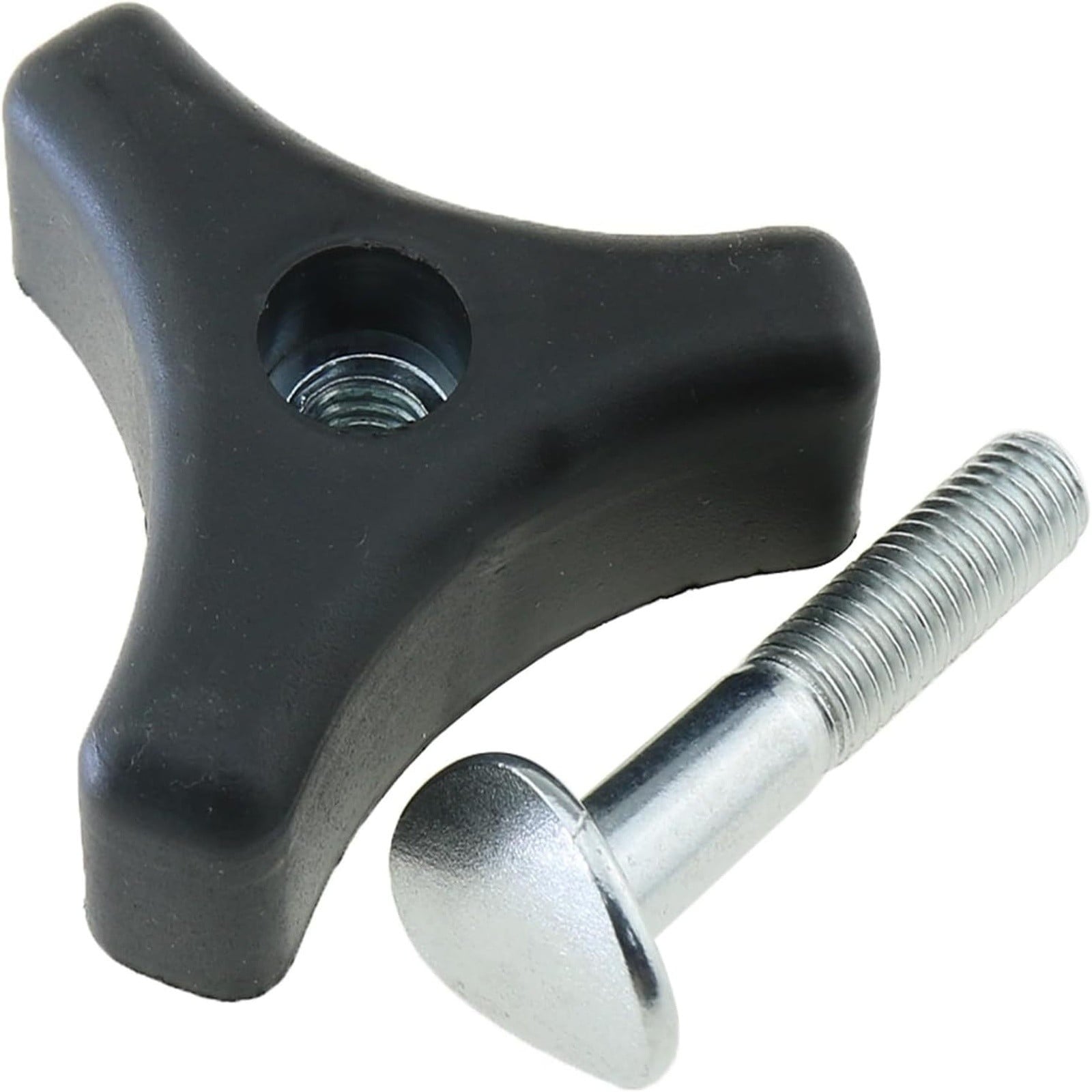 Lawn Mower Handle Knobs Nut Bolt, Heavy Duty Triangular Handle Fastening Screw, Replacement for Lawn Mower, 1 V1189-LWWAL-20260401-06072
