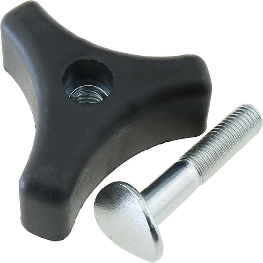 Lawn Mower Handle Knobs Nut Bolt, Heavy Duty Triangular Handle Fastening Screw, Replacement for Lawn Mower, 1 V1189-LWWAL-20260401-06072