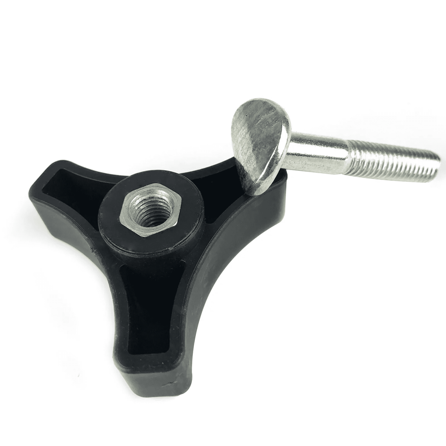 Lawn Mower Handle Knobs Nut Bolt, Heavy Duty Triangular Handle Fastening Screw, Replacement for Lawn Mower, 1 V1189-LWWAL-20260401-06072