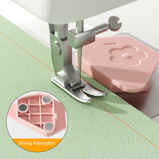 1Pcs Magnetic Seam Guide for Sewing Machine, Multifunctional Polygonal Hemmer Guide with Scale, Universal V1189-LWWAL-20260401-06079