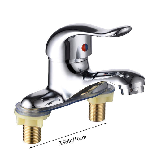 Bathroom Faucet, 2-Hole Mixer Tap, Heavy Duty Single Handle Bathroom Sink Faucet, 2 Hole Single Handle Hot V1189-LWWAL-20260401-06084