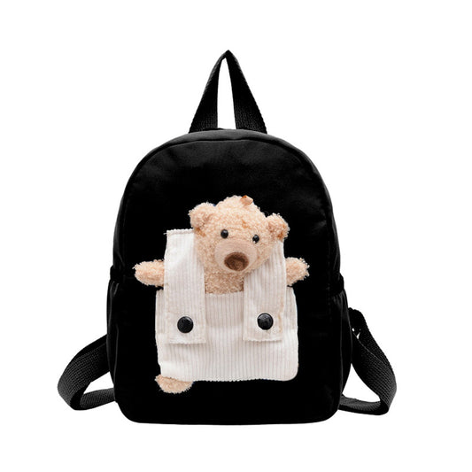 1 Pcs Travel Backpack,Cute Custom BookBag with Detachable Bear,Travel Backapck for Women/Men Casual Laptop V1189-LWWAL-20260401-06090