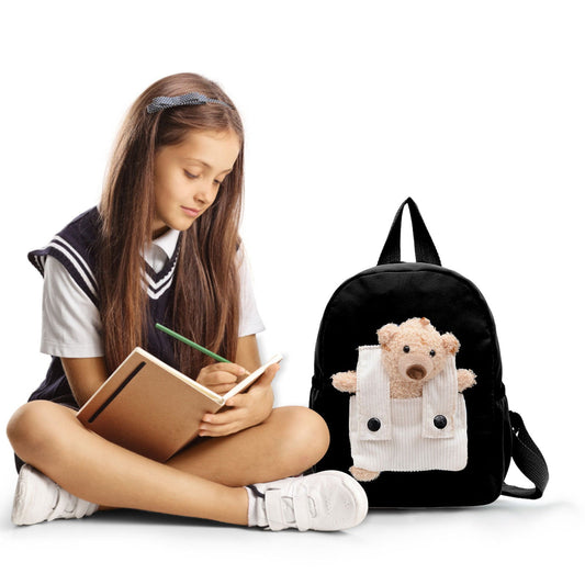 1 Pcs Travel Backpack,Cute Custom BookBag with Detachable Bear,Travel Backapck for Women/Men Casual Laptop V1189-LWWAL-20260401-06090