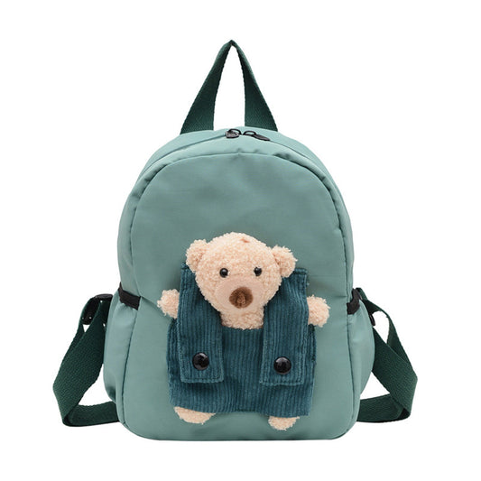 1 Pcs Travel Backpack,Cute Custom BookBag with Detachable Bear,Travel Backapck for Women/Men Casual Laptop V1189-LWWAL-20260401-06091