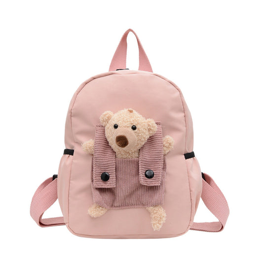 1 Pcs Travel Backpack,Cute Custom BookBag with Detachable Bear,Travel Backapck for Women/Men Casual Laptop V1189-LWWAL-20260401-06092