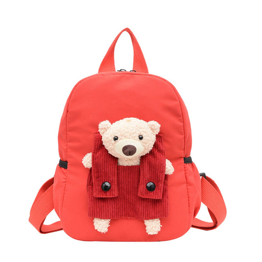 1 Pcs Travel Backpack,Cute Custom BookBag with Detachable Bear,Travel Backapck for Women/Men Casual Laptop V1189-LWWAL-20260401-06093
