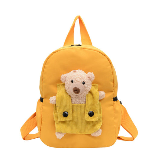 1 Pcs Travel Backpack,Cute Custom BookBag with Detachable Bear,Travel Backapck for Women/Men Casual Laptop V1189-LWWAL-20260401-06094