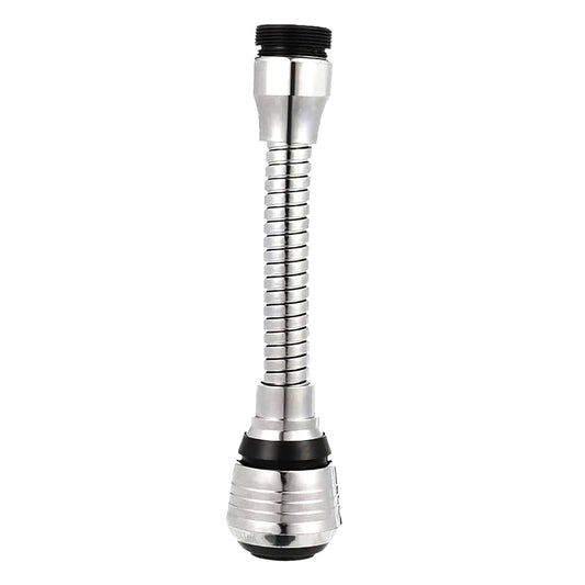 Flexible Faucet Sprayer Attachment, 360 degrees Heavy Duty Kitchen Sink Aerator Extender ABS Polished Chrome V1189-LWWAL-20260401-06120