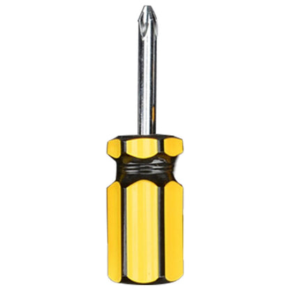 Metric Steel Flathead Screwdriver with PVC Handle,Single-Use Hardware Tool,3.3" Durable Flat-Tip Screwdriver V1189-LWWAL-20260401-06142