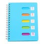 5 Subject Notebook College Ruled,Small Spiral Notebook 5x7 with Removable Divider Tabs, Lined Spiral Notebook V1189-LWWAL-20260401-06162