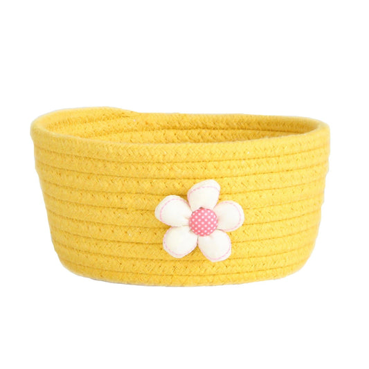 Small Woven Storage Baskets ,Cotton Rope Woven Rattan Baskets,Shelf Toy Basket,Closet Organizer Bins,Small V1189-LWWAL-20260401-06170