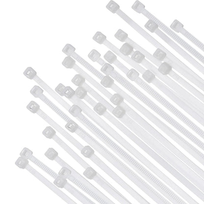 Cable Zip Ties,100 Pack White One Sizes 12 Inch Length,Nylon Universal Cable Tie,Multi-Purpose Self-Locking V1189-LWWAL-20260401-06176