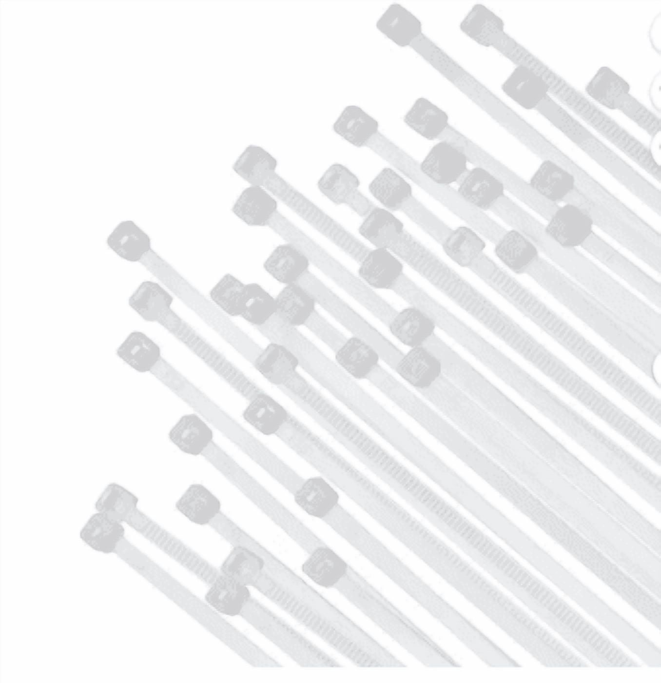 Cable Zip Ties,100 Pack White One Sizes 12 Inch Length,Nylon Universal Cable Tie,Multi-Purpose Self-Locking V1189-LWWAL-20260401-06176